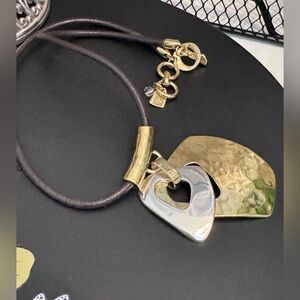 RLM Soho Gold and Silver Large  Pendant Necklace